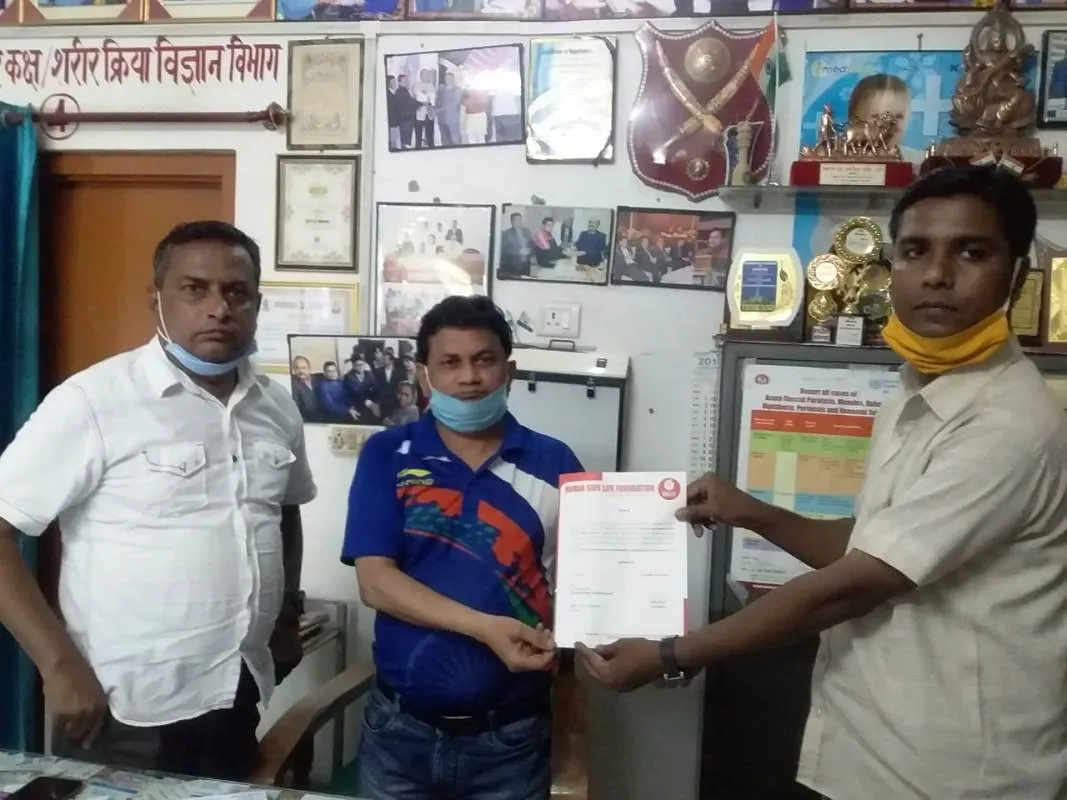 ह्यूमन सेफ लाइफ फाउन्डेशन सदस्य बने डा. वी.के. वर्मा