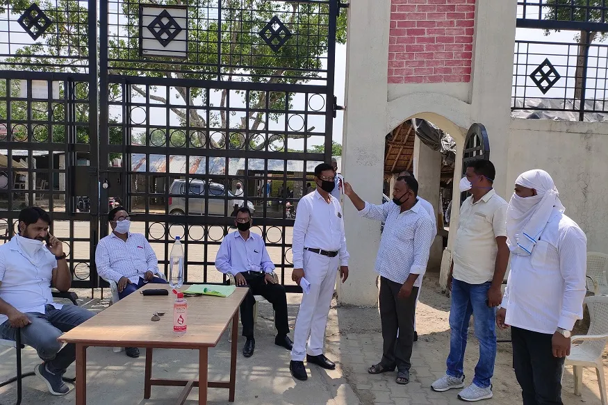 बस्ती: वर्चुअल कोर्ट के लिए हर नियम का पालन, सोशल डिस्टेंसिंग और थर्मल स्कैनिंग जारी