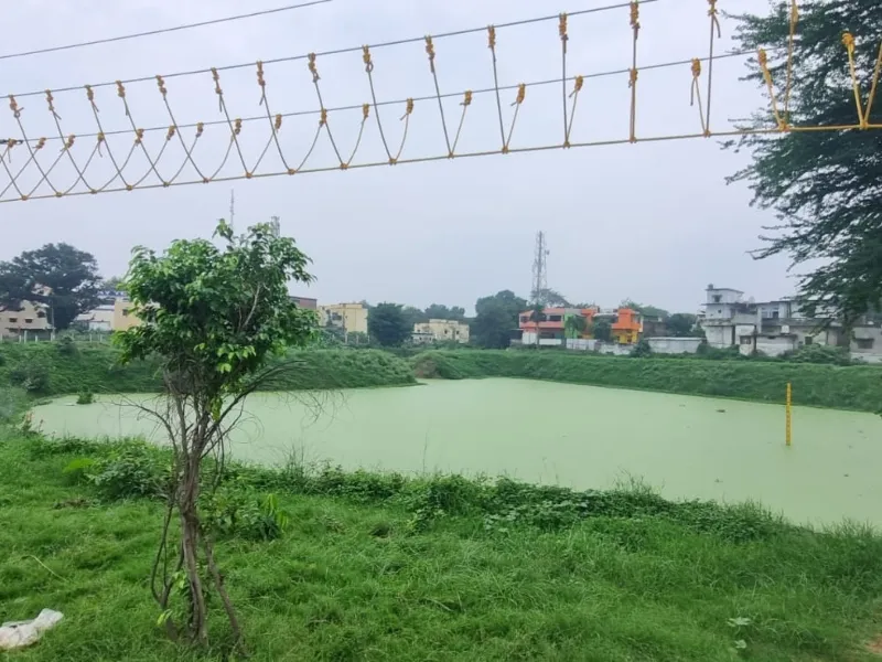 Ayodhya News: सिविल लाइन में डीएम नीतीश कुमार ने किया सांध्य सरोवर का निरीक्षण, दिए निर्देश