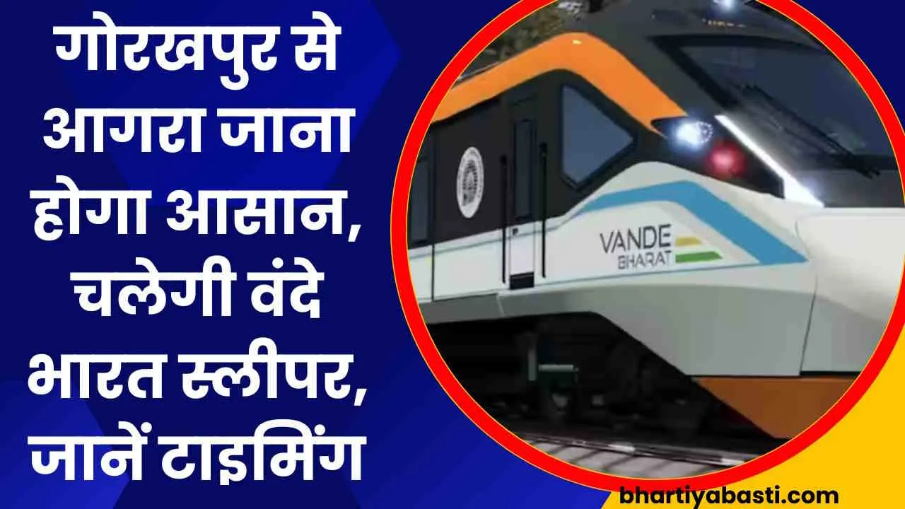 Gorakhpur से  Agra जाना होगा आसान, चलेगी Vande Bharat Sleeper, जानें टाइमिंग और रूट 