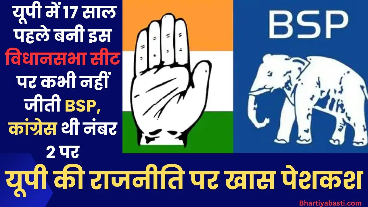 UP Politics: यूपी में 17 साल पहले बनी इस सीट पर कभी नहीं जीती BSP, कांग्रेस थी नंबर 2 पर