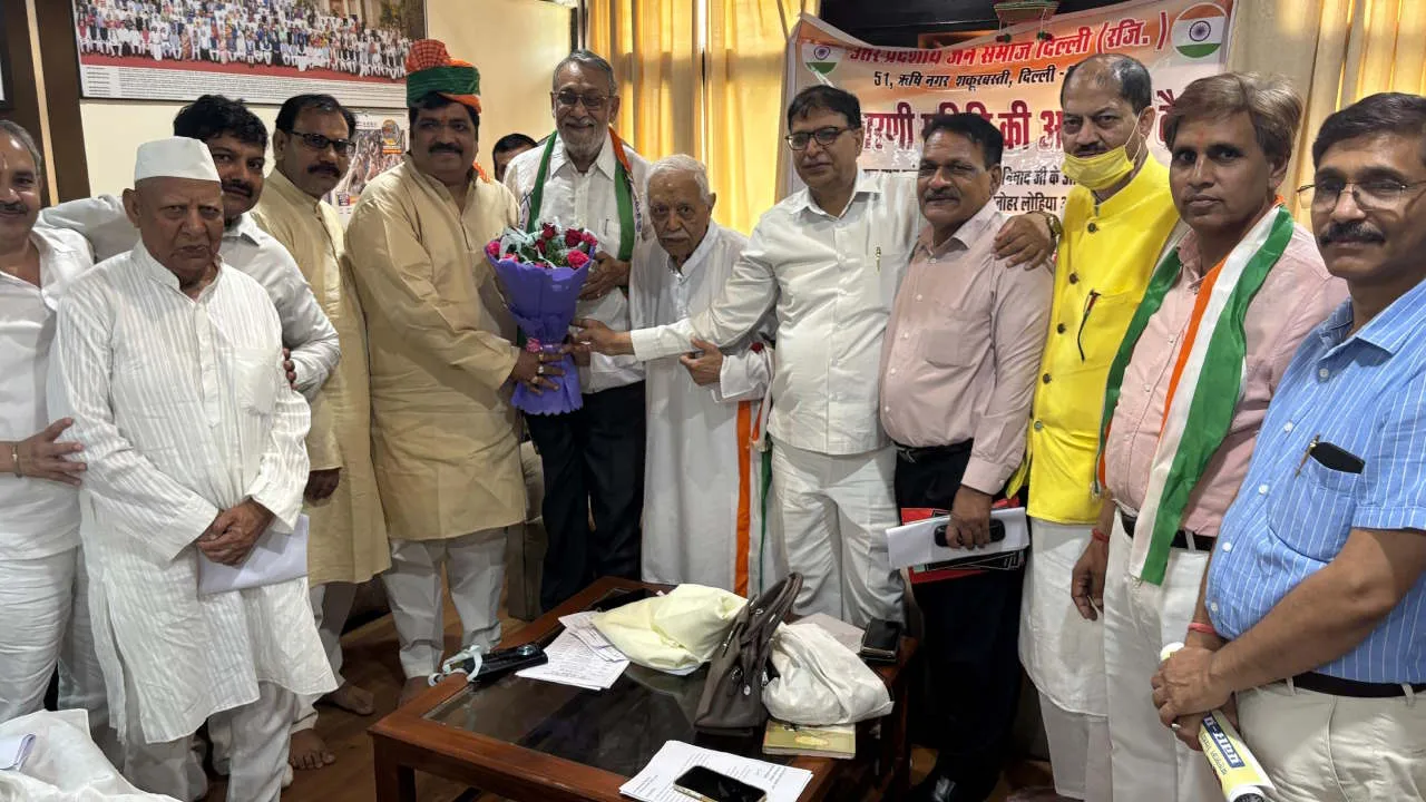 उत्तर प्रदेशीय जनसमाज दिल्ली के अध्यक्ष नियुक्त हुए सुधाकर द्विवेदी, बैठक में उठे जरूरी मुद्दे