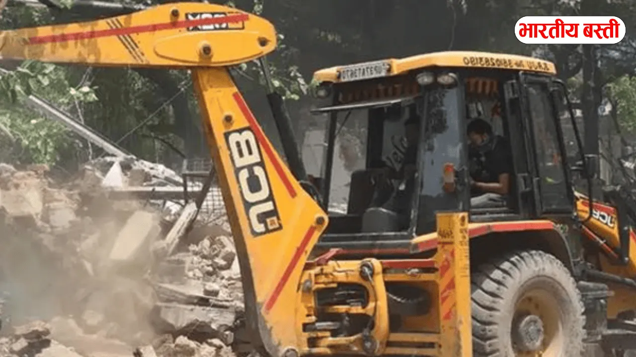 लखनऊ में एलडीए की बड़ी कार्रवाई: अवैध प्लॉटिंग पर चला बुलडोजर, 25 बीघा ज़मीन कब्जे से मुक्त