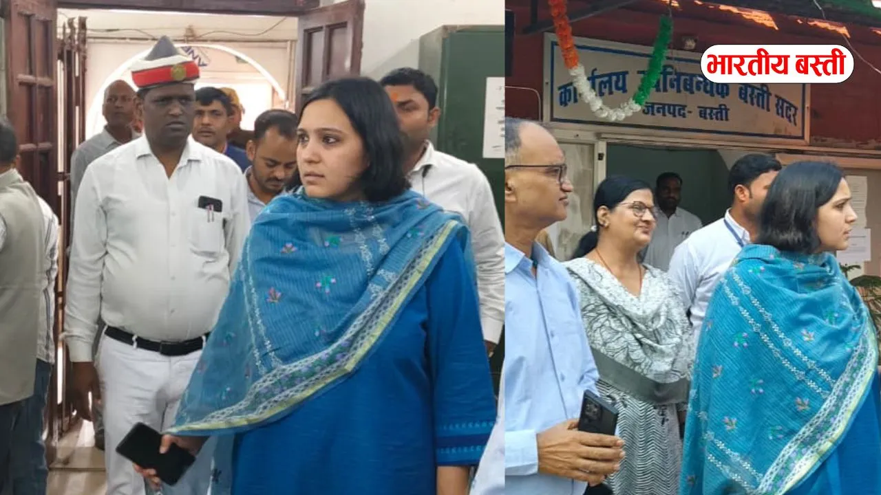 बस्ती में डीएम कृत्तिका ज्योत्सना का एक्शन, उप निबंधक कार्यालय में औचक निरीक्षण कर दिए निर्देश