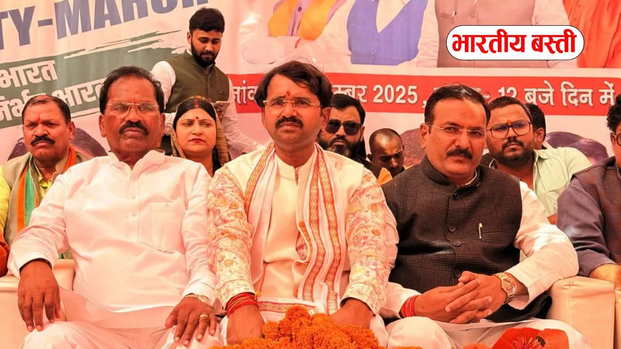 बस्ती: सरदार पटेल जयंती पर निकली विशाल एकता पदयात्रा, हजारों लोग हुए शामिल