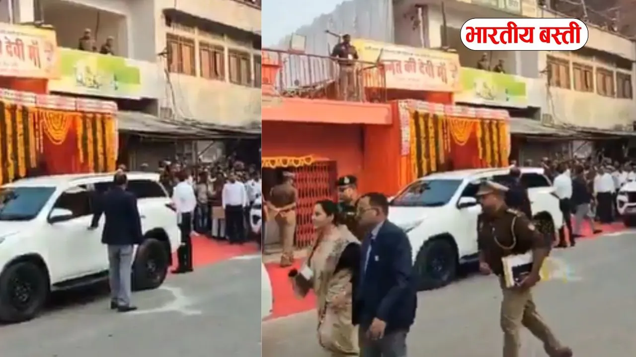 बस्ती में सीएम योगी के आने से पहले सड़क पर दौड़ीं जिलाधिकारी कृत्तिका ज्योत्सना, वीडियो वायरल 