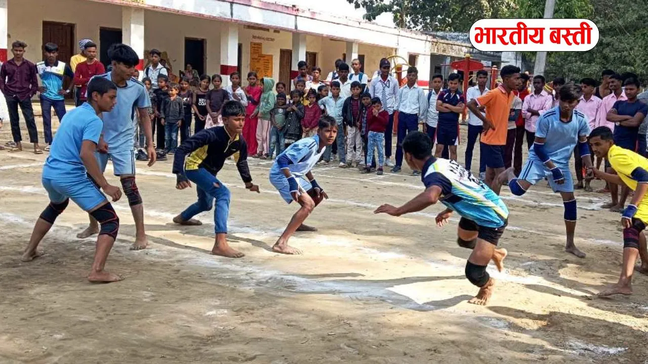 बस्ती के हर्रैया में जबरदस्त खेल मुकाबले, 100–1500 मीटर दौड़ में दिखी बच्चों की धमाकेदार प्रतिभा