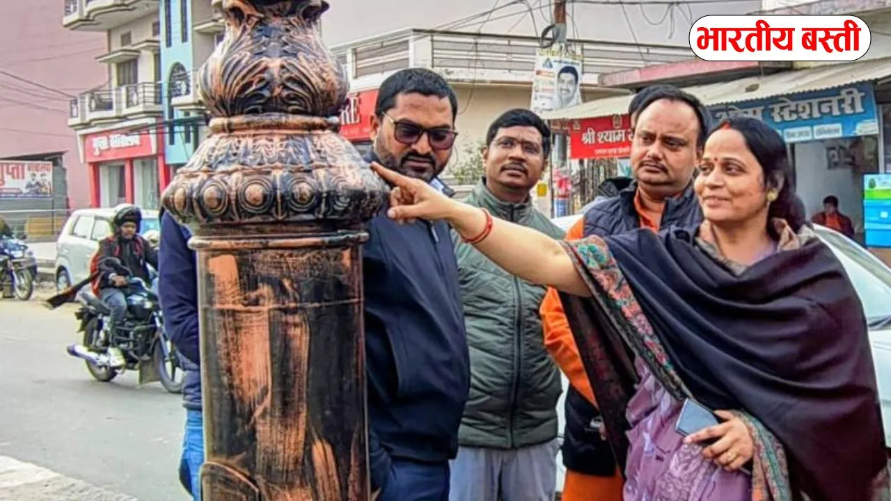 बस्ती शहर को मिला नया लुक, 54 डिजाइनर स्ट्रीट लाइट से चमकेगा कम्पनी बाग–बड़े वन मार्ग