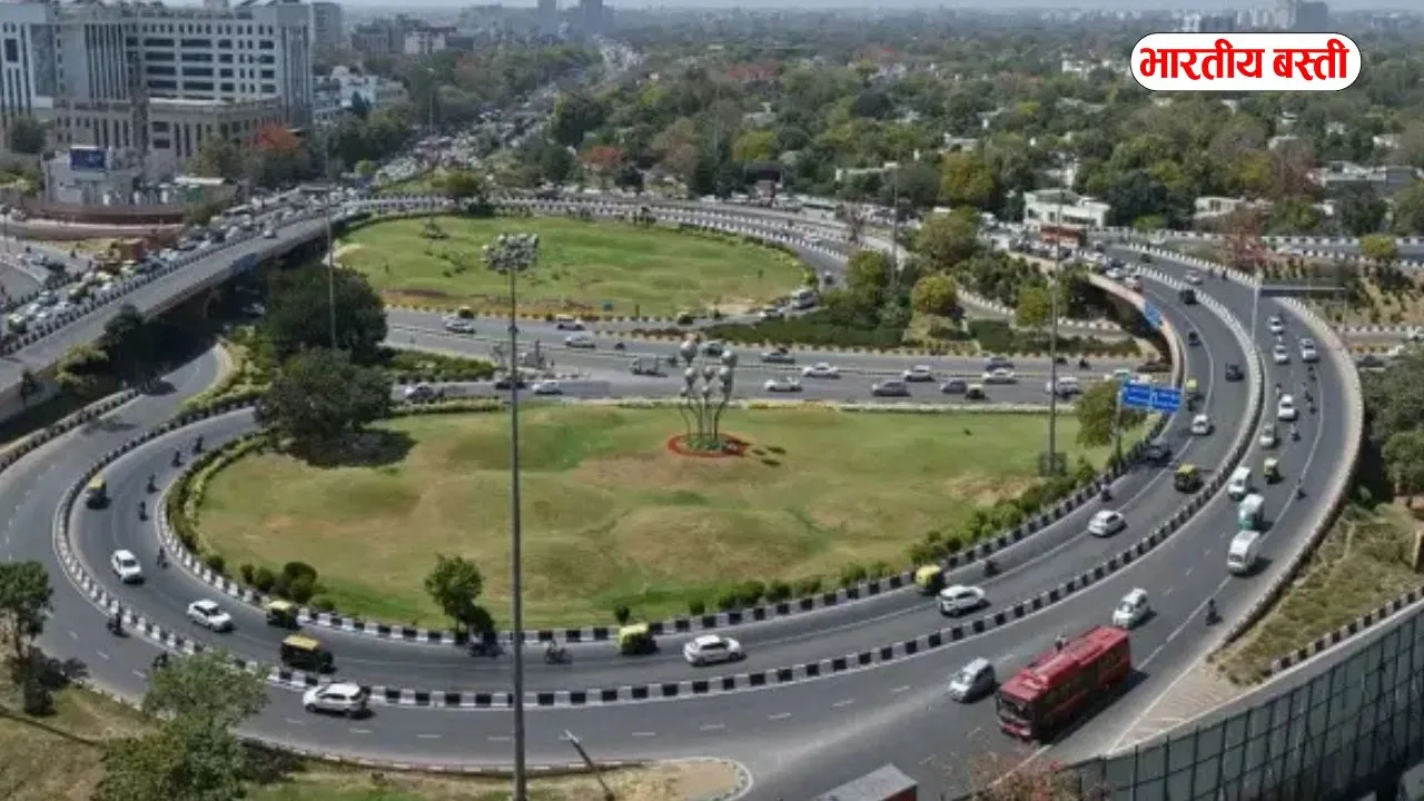 बस्ती में रिंग रोड निर्माण बना मुसीबत, एनएच की एक लेन बंद, जाम से लोग परेशान