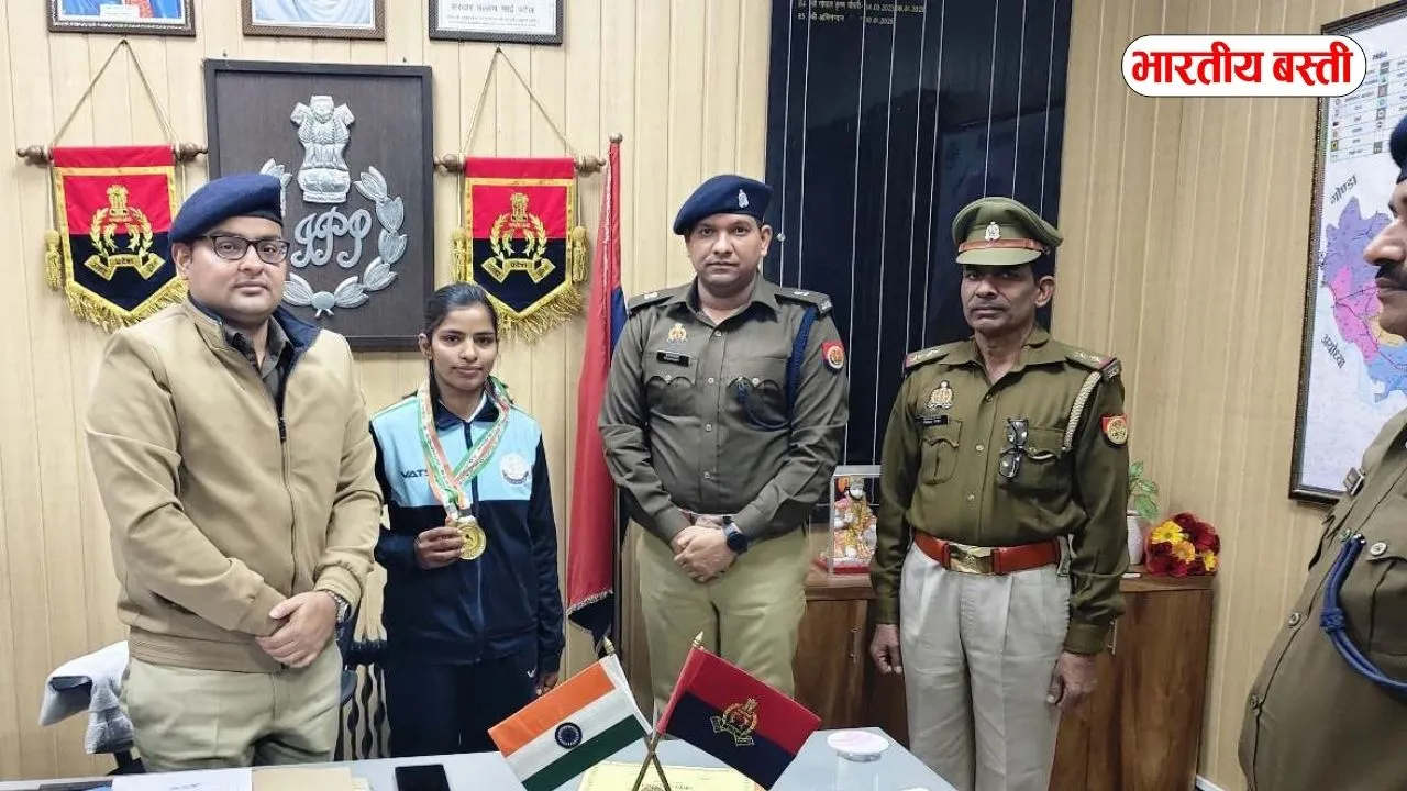 बस्ती पुलिस की शान बनीं शीतल चतुर्वेदी, अखिल भारतीय पुलिस जूडो में फिर जीता गोल्ड
