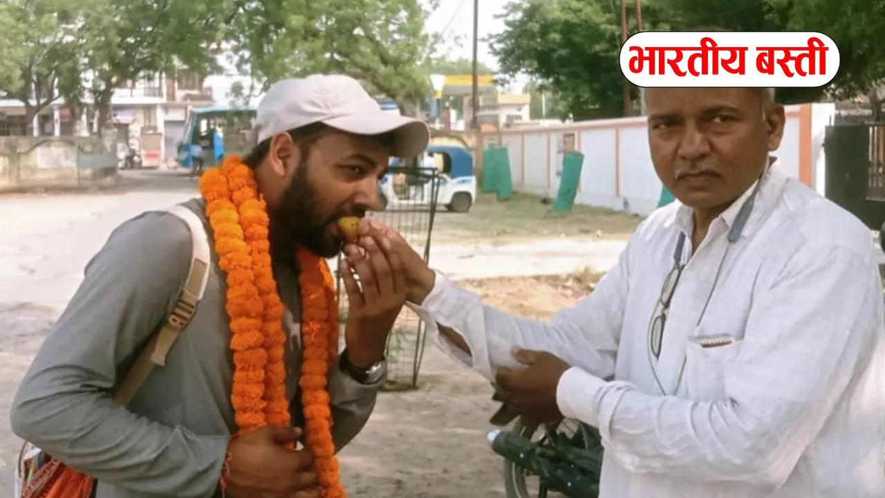 Basti News: वाराणसी से गंगोत्री तक यात्रा करने वाले कुशाग्र का बढाया हौसला