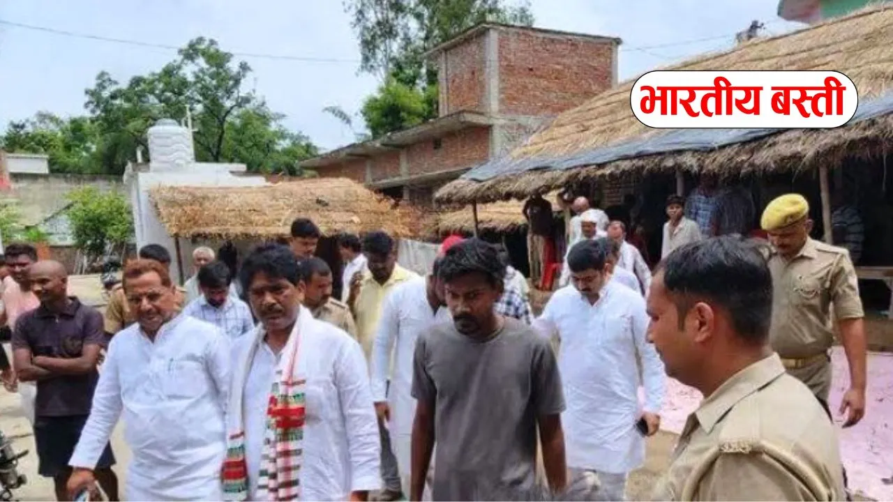 बस्ती के शहीद अग्निवीर के घर पहुंचे सपा विधायक, परिवार को सौंपा ₹1 लाख का सहयोग