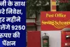 Post Office Schemes: पत्नी के साथ करे निवेश, हर महीने मिलेंगे 9250 रुपए की पेंशन 