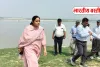 बस्ती में बाढ़ से पहले अलर्ट मोड में प्रशासन, DM ने घाघरा तटबंधों का किया निरीक्षण