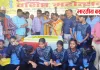 केक काटकर मनाया गया बस्ती का स्थापना दिवसः वशिष्ठ महोत्सव के शोभा यात्रा में उमडे लोग