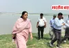 बस्ती में बाढ़ से पहले अलर्ट मोड में प्रशासन, DM ने घाघरा तटबंधों का किया निरीक्षण
