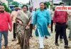 एक दशक बाद बदली सड़क की सूरत, चेयरमैन नेहा वर्मा ने किया निरीक्षण