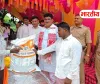 हर्रैया में बाढ़-कटान का विधायक अजय सिंह ने लिया जायजा, 300 परिवारों को बांटी राहत सामग्री