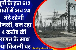 यूपी के इन 512 गावों में अब 24 घंटे रहेगी बिजली, बन रहा 4 करोड़ की लागत के साथ नया बिजली घर 