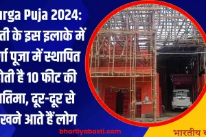 Durga Puja 2024: बस्ती के इस इलाके में दुर्गा पूजा में स्थापित होती है 10 फीट की प्रतिमा, दूर-दूर से देखने आते हैं लोग