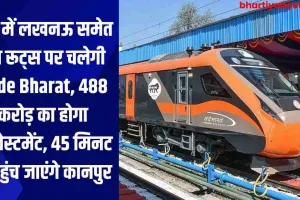 यूपी में लखनऊ समेत इन रूट्स पर चलेगी Vande Bharat, 488 करोड़ का होगा इनवेस्टमेंट, 45 मिनट में पहुंच जाएंगे कानपुर