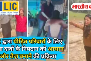 LIC द्वारा पीड़ित परिवारों के लिए बीमा दावों के निपटान को आसान और तेज़ बनाने की प्रक्रिया