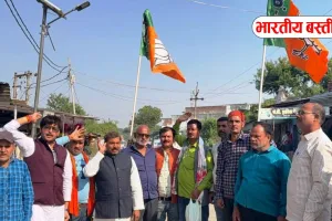 Bihar Chunav Result: सल्टौआ में BJP कार्यकर्ताओं ने मिठाई बांटी, कहा — मोदी-नीतीश के सुशासन की जीत