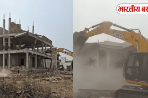लखनऊ में अवैध निर्माण पर LDA का बुलडोजर, 4 मकान गिराए, 33 और निशाने पर
