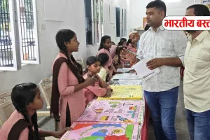 बच्चों ने रंगों में सजाया अपने सपनों का भारत, हर्रैया में चित्रकारी प्रतियोगिता में दिखी नई सोच