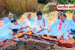 हर्रैया में 5.93 करोड़ से बनेगा आवासीय भवन, विधायक अजय सिंह ने किया शिलान्यास