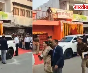 बस्ती में सीएम योगी के आने से पहले सड़क पर दौड़ीं जिलाधिकारी कृत्तिका ज्योत्सना, वीडियो वायरल 