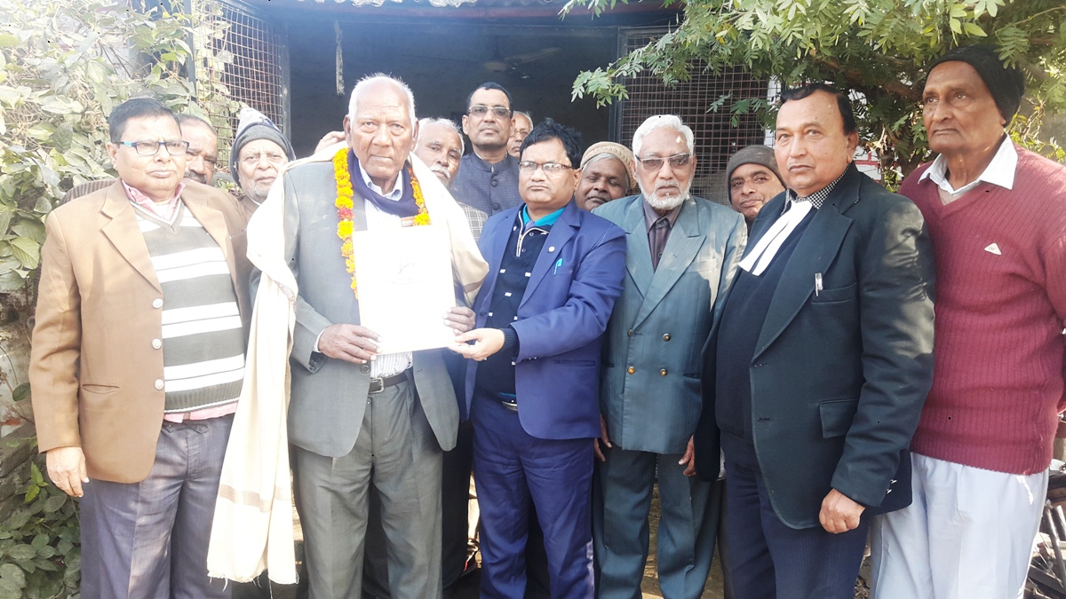 सत्येन्द्रनाथ मतवाला को राष्ट्रीय सेवा भूषण सम्मान