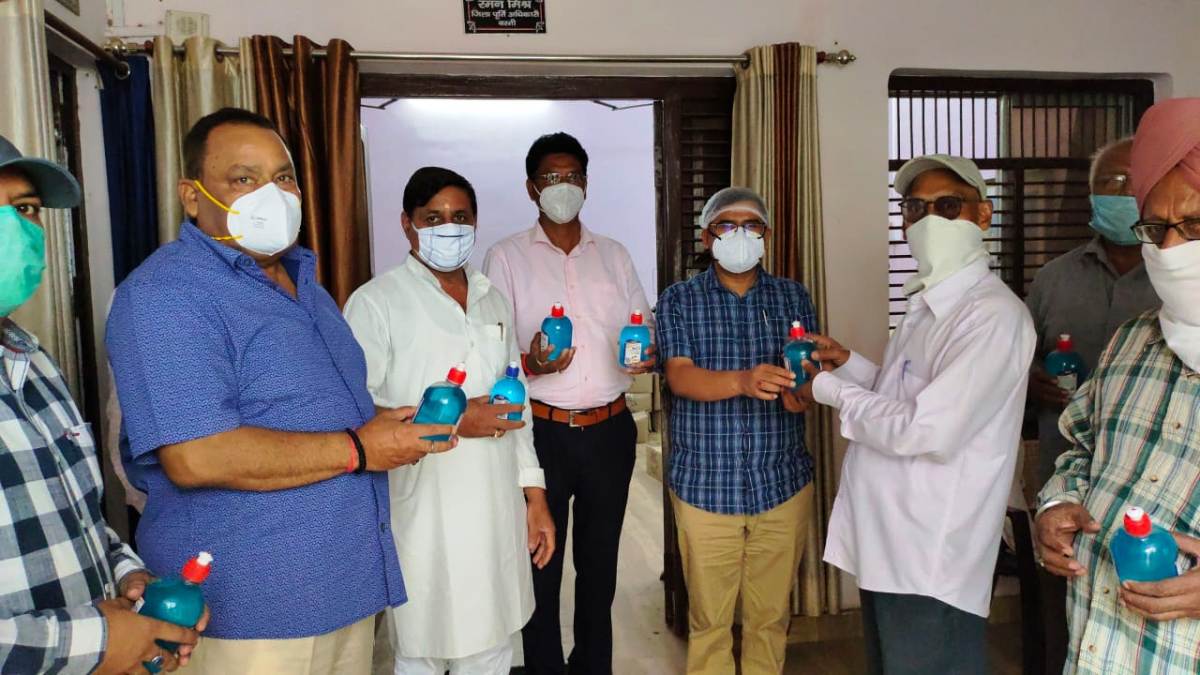 एलपीजी डिस्ट्रीब्यूटर्स फेडरेशन ने राशन की दूकानों पर सेनेटाइजर के लिये किया सहयोग