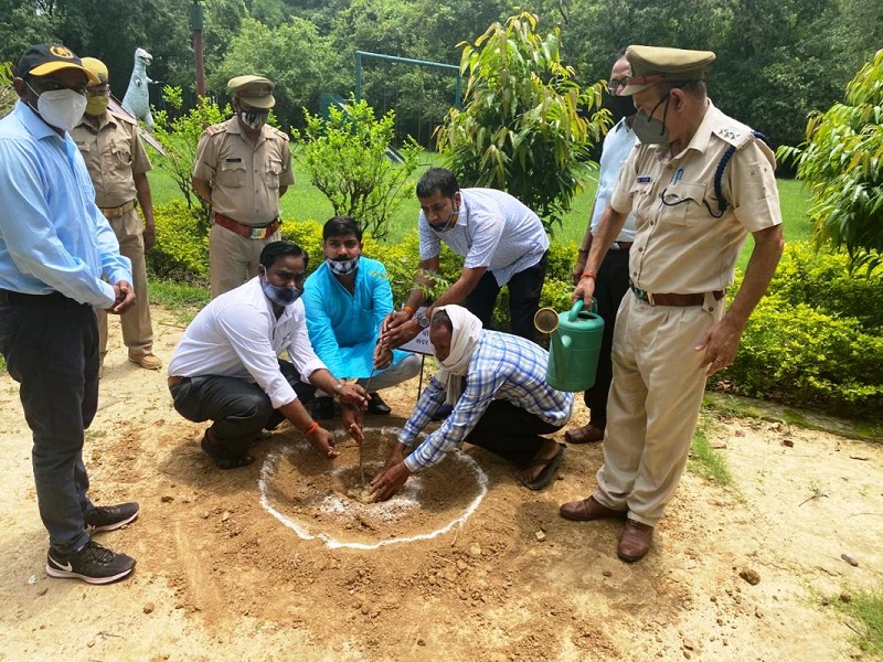 वन विहार में हुआ सघन पौधरोपण