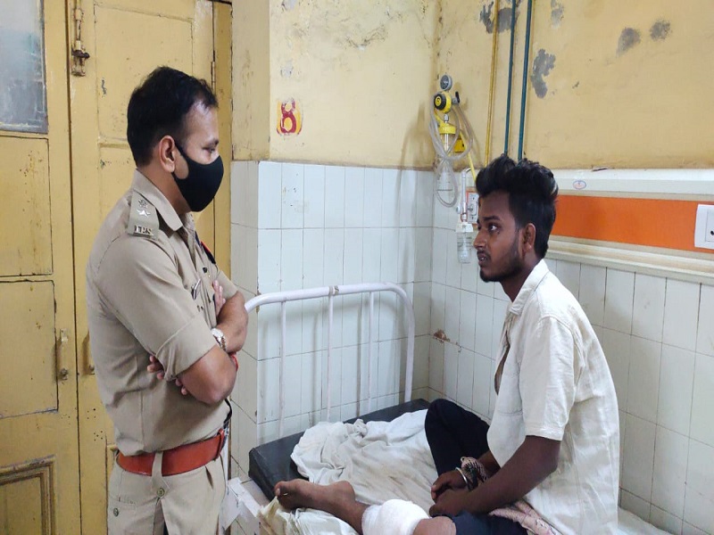 बड़ेबन लूटकांड का पर्दाफाश पुलिस मुठभेड़ में तीन बदमाश गिरफ्तार, चौकी इन्चार्ज घायल