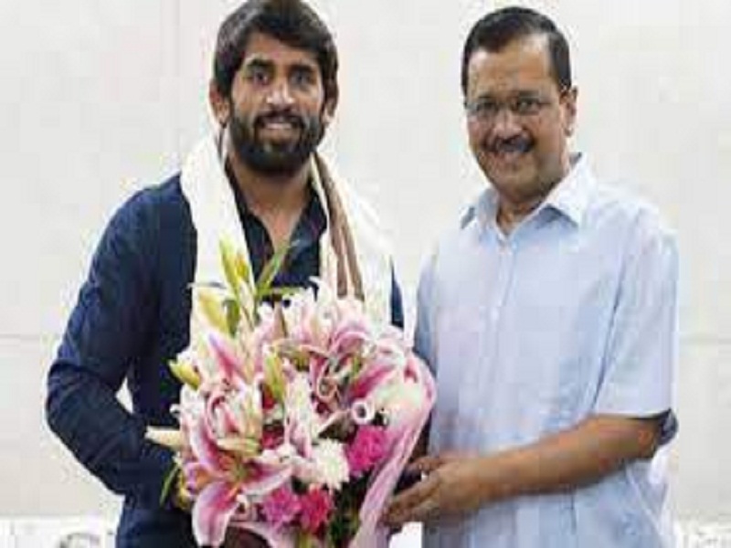 बजरंग पुनिया ने भारत को गौरवान्वित किया : केजरीवाल