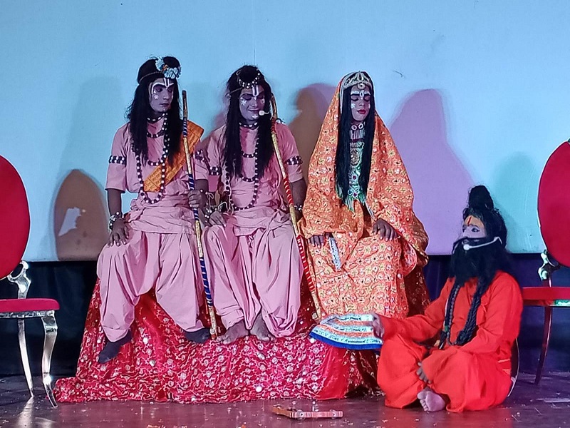 Ramleela Mahotsav Basti में केवट, चित्रकूट प्रसंग का मंचन