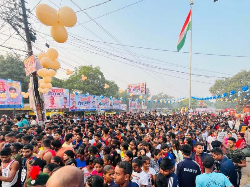 Basti Mini Marathon: 4000 से अधिक धावकों ने लिया हिस्सा, डिंपल, रंजीत रहे अव्वल