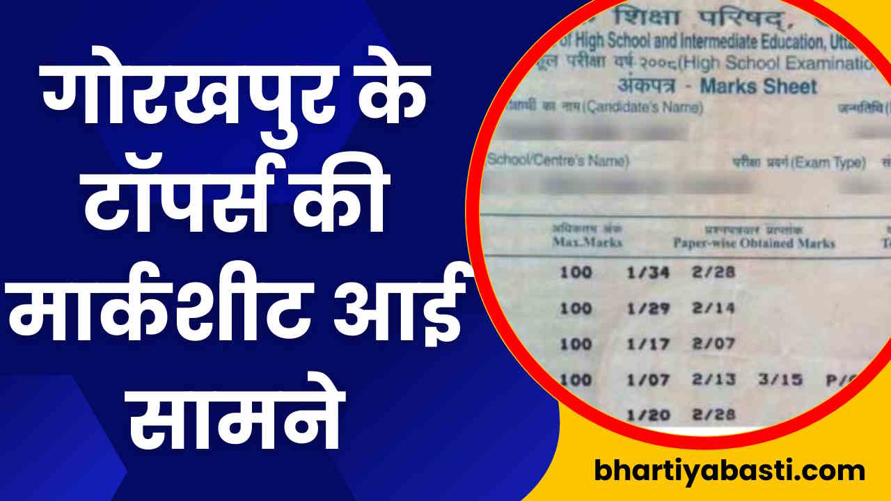 UP Board में Gorakhpur के बच्चों का जलवा, किसी के मैथ्स में 100 तो किसी को केमेस्ट्री में 99, देखें टॉपर्स की मार्कशीट