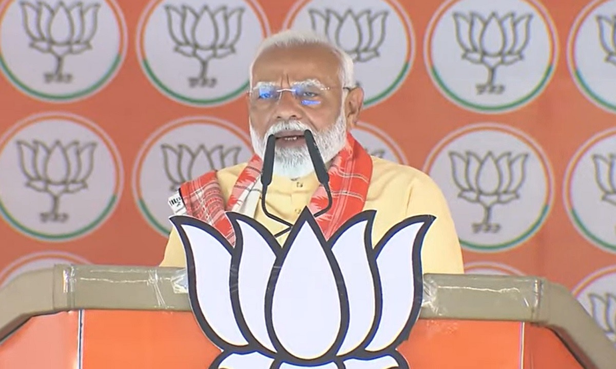 बस्ती में पीएम मोदी ने जनता से कहा- राम-राम, हरीश द्विवेदी, जगदंबिका पाल और प्रवीण के लिए बदल गए हवा