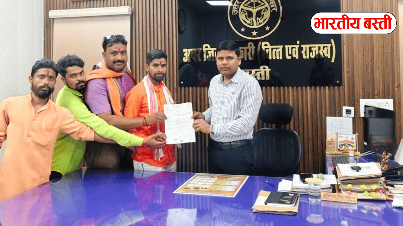 बस्ती में अवैध कब्जा हटवाने की मांगः बजरंग दल ने सौपा ज्ञापन