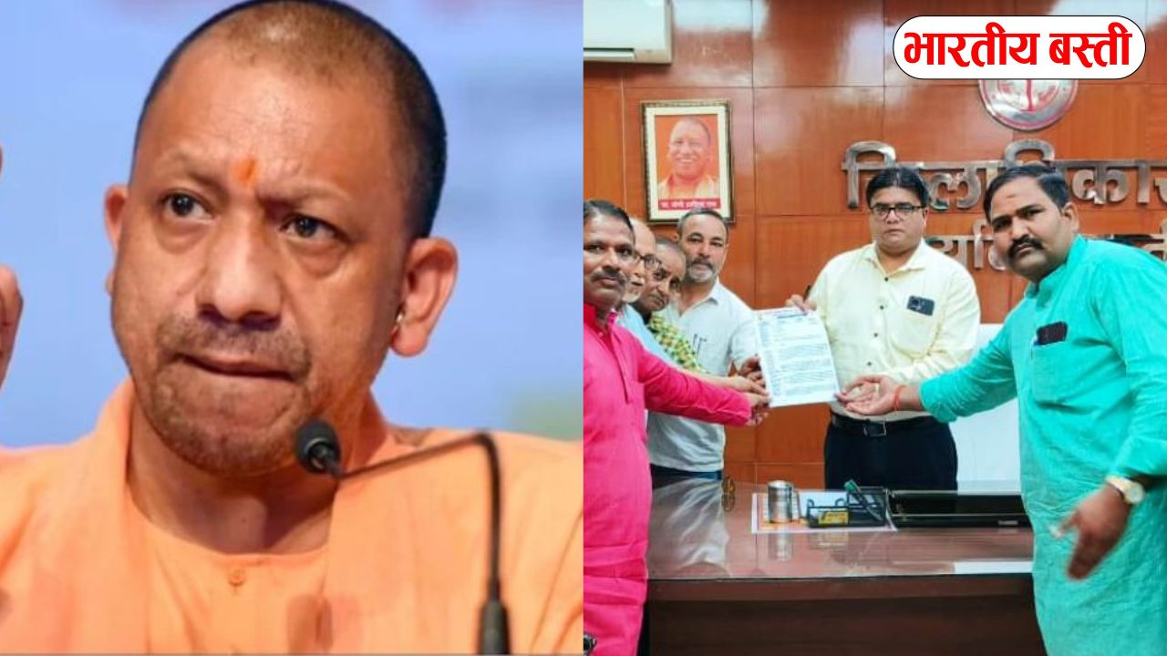 GST छापों व बैंक अकाउंट सीज़र पर रोक मांगते व्यापारियों ने CM योगी को सौंपा ज्ञापन